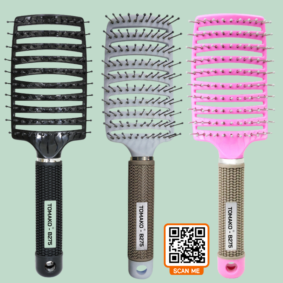 Lược chải tóc, Lược chải phồng tóc masage Tomako B275 cao cấp (26)